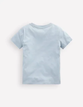Superstitch T-Shirt Misty Blue Fish