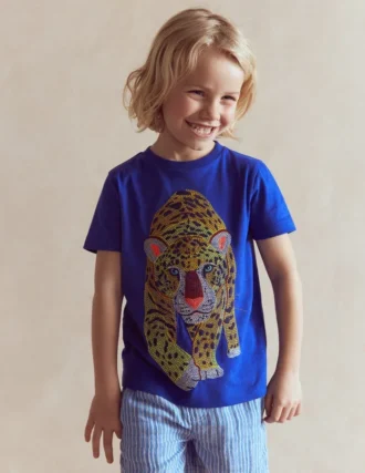 Superstitch T-Shirt Surf the Web Leopard