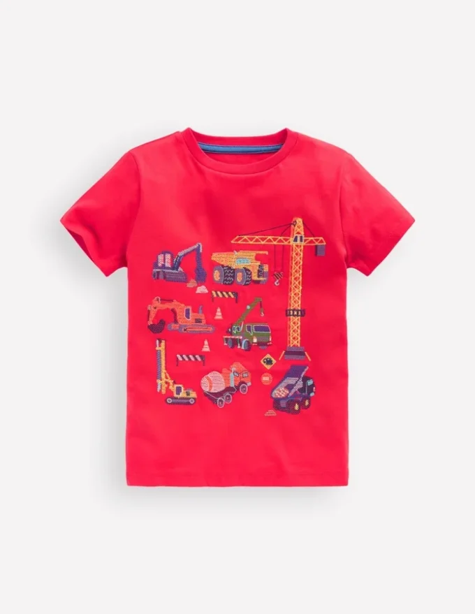 Superstitch T-Shirt Terracotta Tractors Superstitch T-Shirt Terracotta Tractors