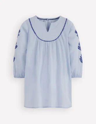 Swim Kaftan Misty Blue