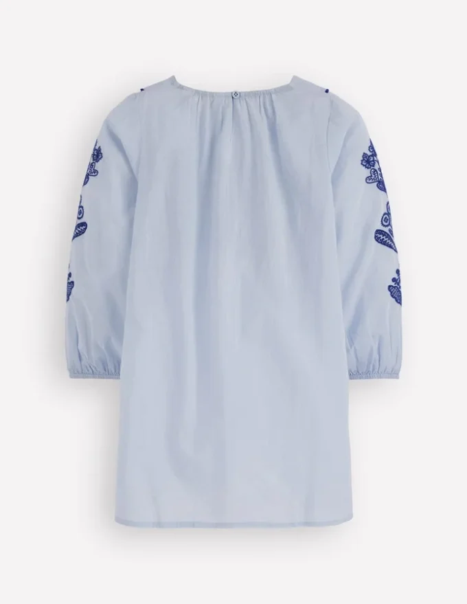 Swim Kaftan Misty Blue Swim Kaftan Misty Blue