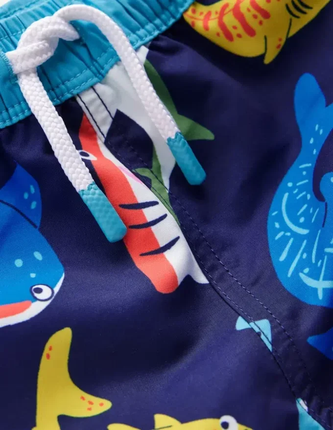 Swim Shorts College Navy Sharks Swim Shorts College Navy Sharks