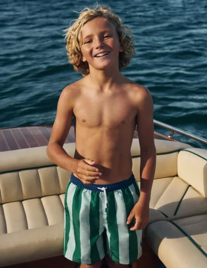 Swim Shorts Contrast Stripe