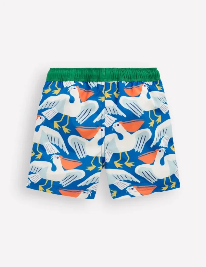 Swim Shorts Kingfisher Blue Pelicans Swim Shorts Kingfisher Blue Pelicans
