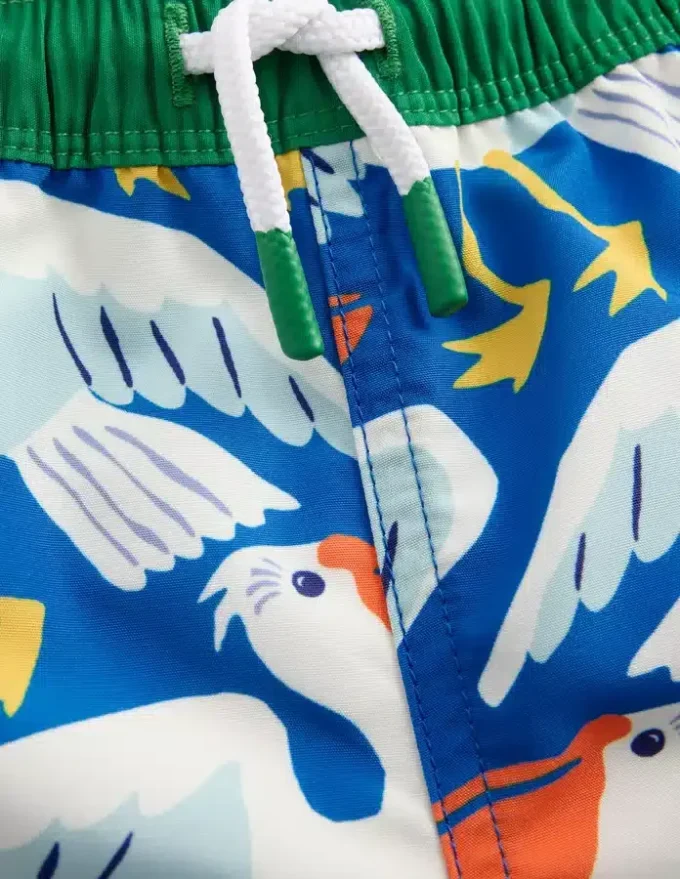 Swim Shorts Kingfisher Blue Pelicans Swim Shorts Kingfisher Blue Pelicans