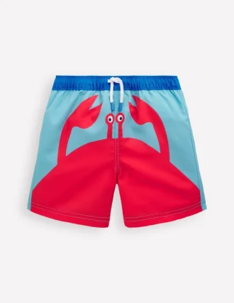 Swim Shorts Novelty Crab