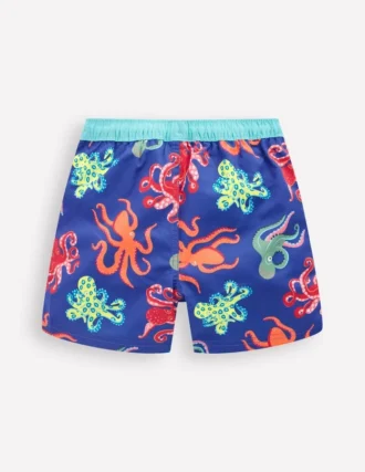 Swim Shorts Sapphire Blue Octopus