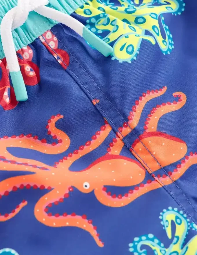 Swim Shorts Sapphire Blue Octopus Swim Shorts Sapphire Blue Octopus