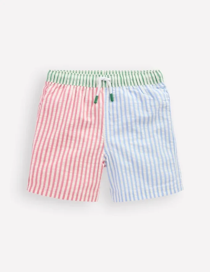 Swim Shorts Seersucker Stripe Swim Shorts Seersucker Stripe
