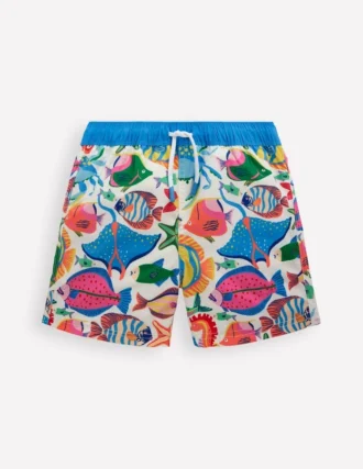 Swim Shorts Swimming Fish