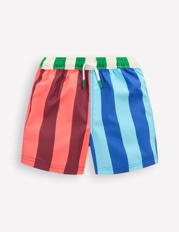 Swim Shorts Vertical Multi Stripe