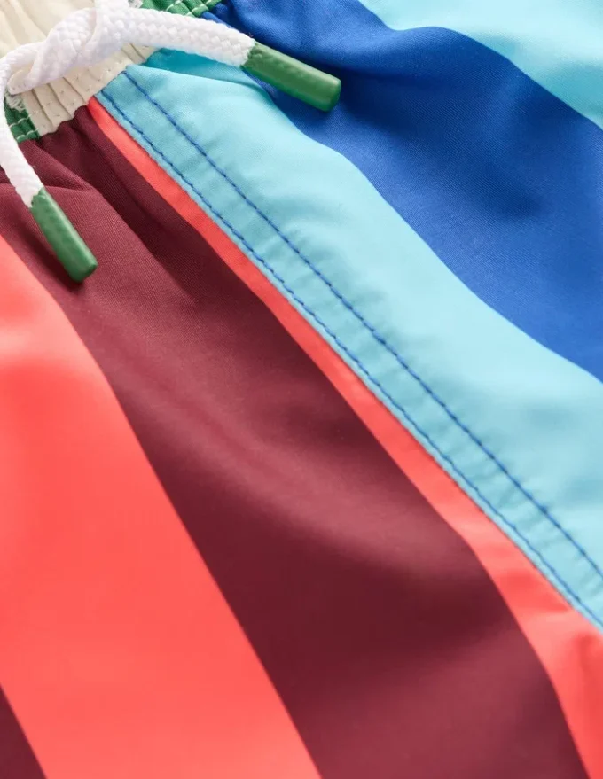 Swim Shorts Vertical Multi Stripe