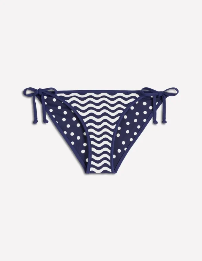 Symi Reversible Bikini Bottoms French Navy Symi Reversible Bikini Bottoms French Navy