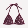 Symi Reversible Bikini Top Chocberry, Stripe & Dot Symi Reversible Bikini Top Chocberry, Stripe & Dot