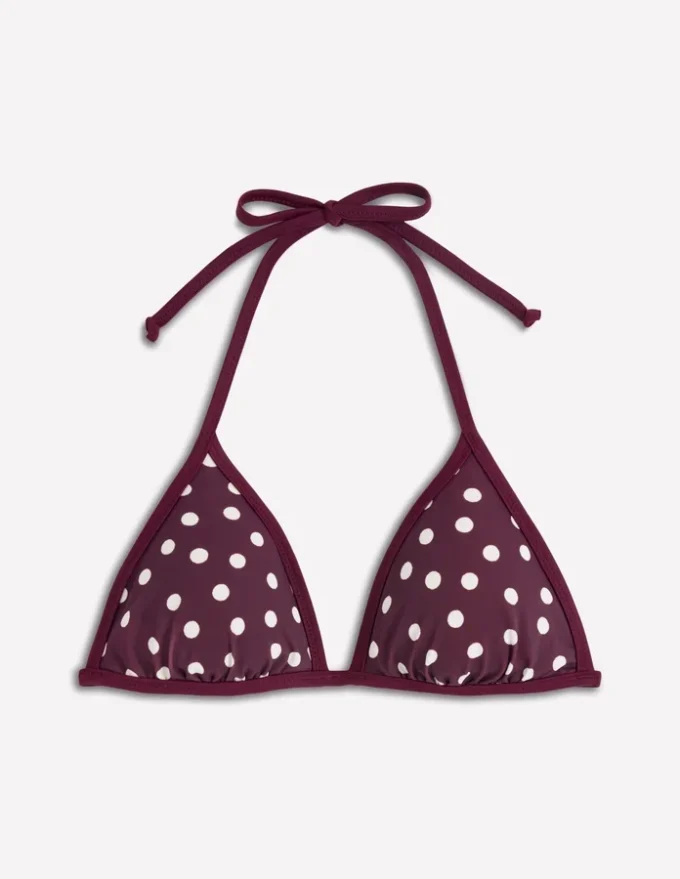 Symi Reversible Bikini Top Chocberry, Stripe & Dot Symi Reversible Bikini Top Chocberry, Stripe & Dot