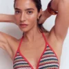Symi Reversible Bikini Top Multi, Zig Zag Ripple Symi Reversible Bikini Top Multi, Zig Zag Ripple