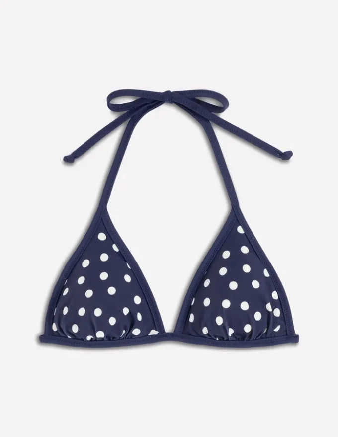 Symi Reversible Bikini Top Navy, Stipe & Dot Symi Reversible Bikini Top Navy, Stipe & Dot