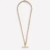 T-bar Chain Necklace Gold Colour T-bar Chain Necklace Gold Colour