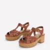 T-bar Wedge Sandals Tan T-bar Wedge Sandals Tan