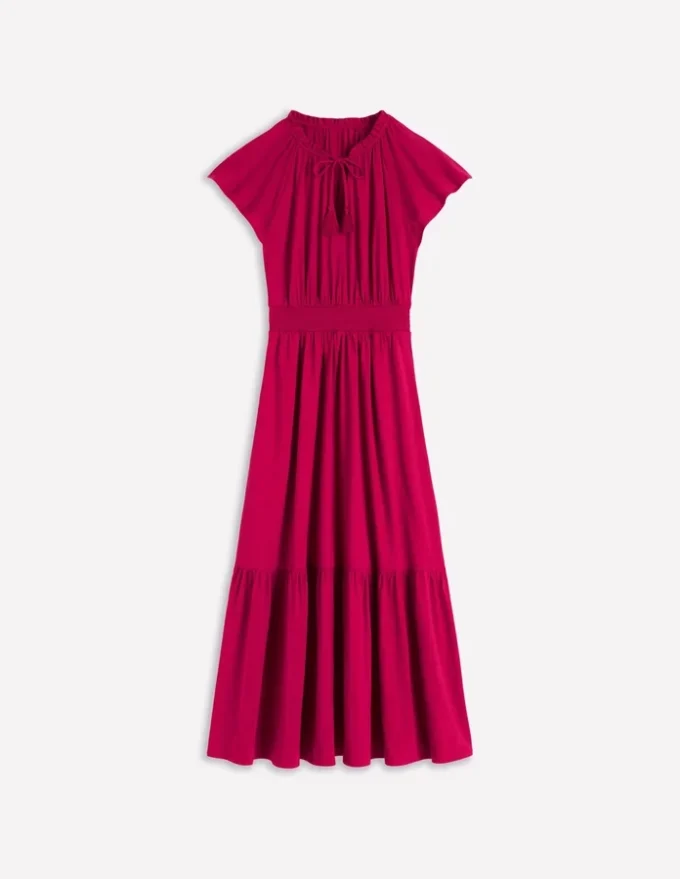 Tala Tiered Jersey Maxi Dress Pomegranate Tala Tiered Jersey Maxi Dress Pomegranate