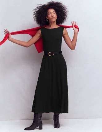 Tamsin Jersey Midi Dress Black