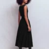 Tamsin Jersey Midi Dress Black Tamsin Jersey Midi Dress Black