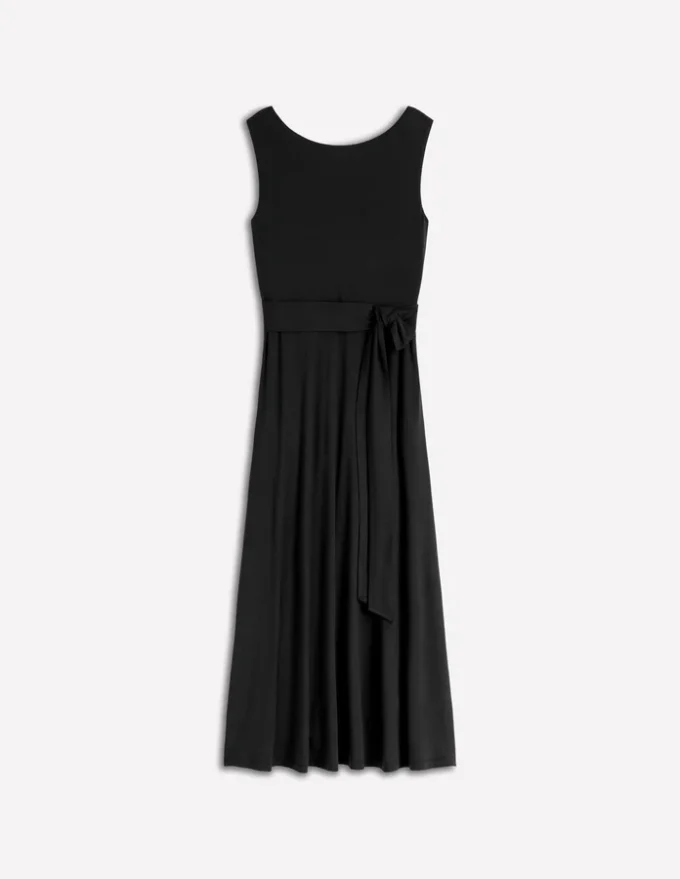 Tamsin Jersey Midi Dress Black Tamsin Jersey Midi Dress Black