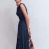 Tamsin Jersey Midi Dress Navy Tamsin Jersey Midi Dress Navy