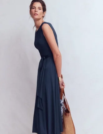 Tamsin Jersey Midi Dress Navy