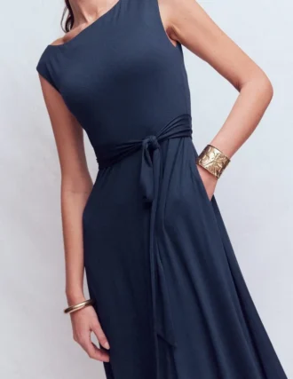 Tamsin Jersey Midi Dress Navy