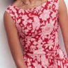 Tamsin Jersey Midi Dress Spicy Red, Tigers Paradise Tamsin Jersey Midi Dress Spicy Red, Tigers Paradise