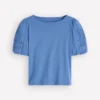 Tape Lace T-shirt Forget Me Not Blue Tape Lace T-shirt Forget Me Not Blue