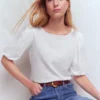 Tape Lace T-shirt White Tape Lace T-shirt White