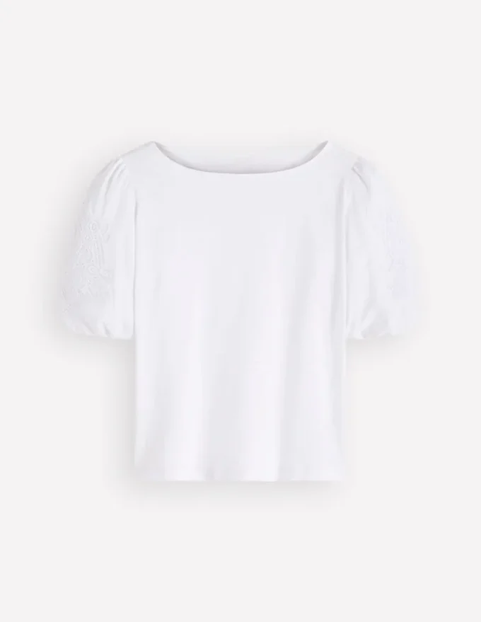 Tape Lace T-shirt White Tape Lace T-shirt White