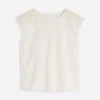 Tara Cutwork Linen Tee Ivory Tara Cutwork Linen Tee Ivory