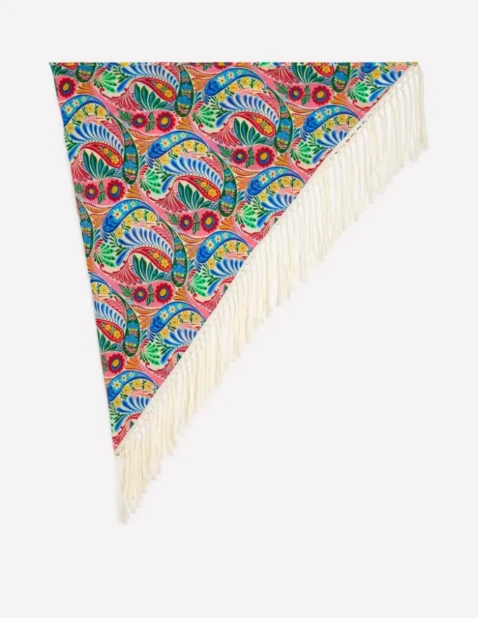 Tassel Sarong Multi, Enchanted Paisley Tassel Sarong Multi, Enchanted Paisley