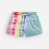 Tie Dye Logo Shorts Dawn Blue Rainbow Tie Dye Logo Shorts Dawn Blue Rainbow