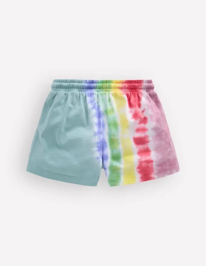Tie Dye Logo Shorts Dawn Blue Rainbow Tie Dye Logo Shorts Dawn Blue Rainbow