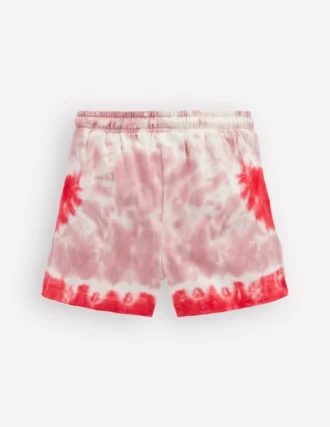 Tie Dye Logo Shorts Vintage Pink