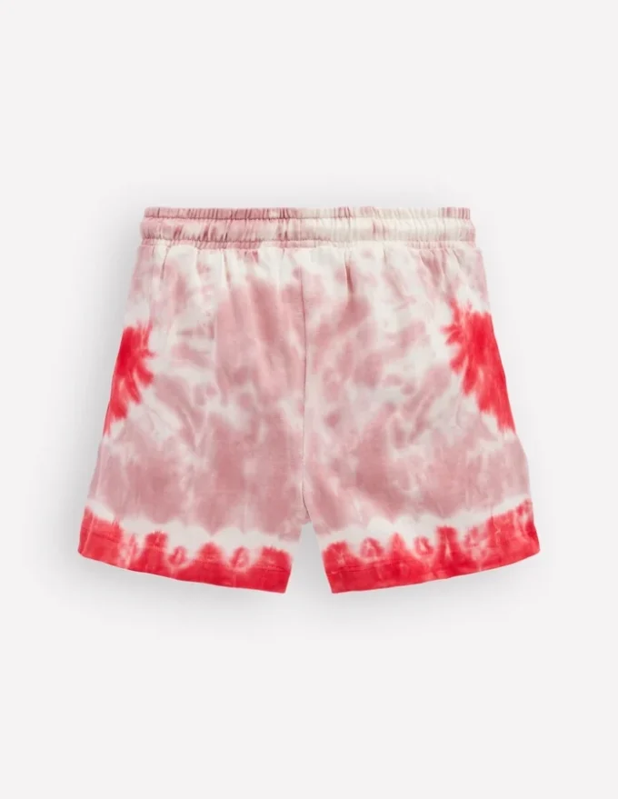 Tie Dye Logo Shorts Vintage Pink