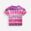 Tie Dye Logo Top Pink Tie Dye