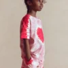 Tie Dye Logo Top Vintage Pink Heart