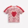 Tie Dye Logo Top Vintage Pink Heart