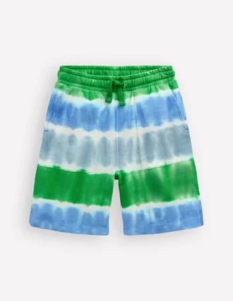 Tie Dye Shorts Green and Blue Tie Dye Shorts Green and Blue