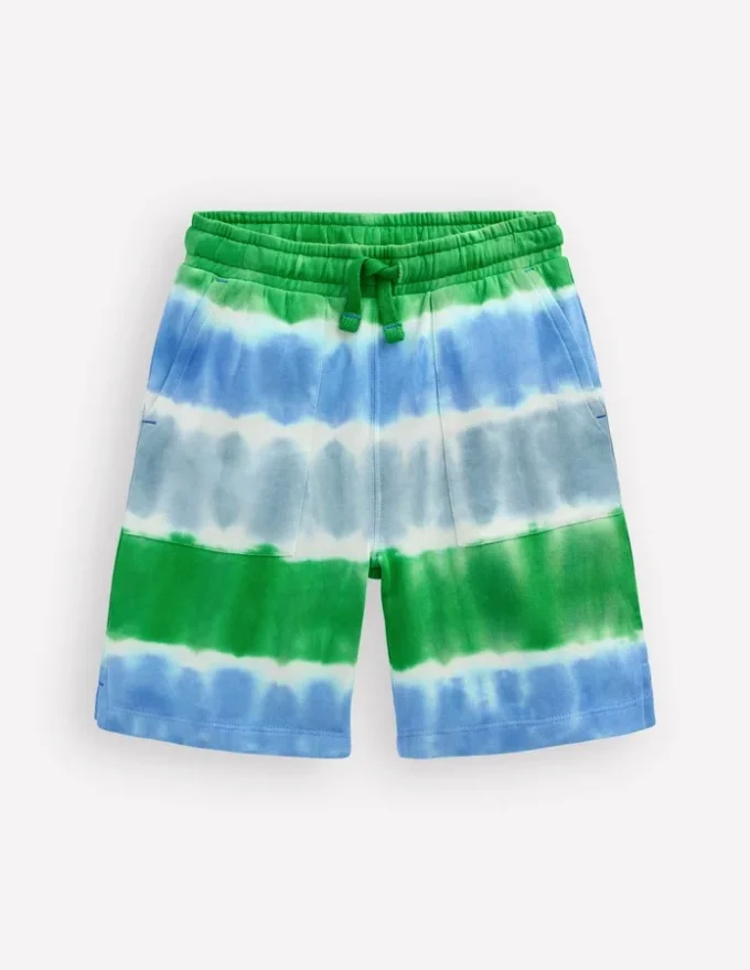Tie Dye Shorts Green and Blue Tie Dye Shorts Green and Blue