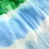 Tie Dye Shorts Green and Blue Tie Dye Shorts Green and Blue