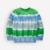 Tie Dye Sweatshirt Green / Blue
