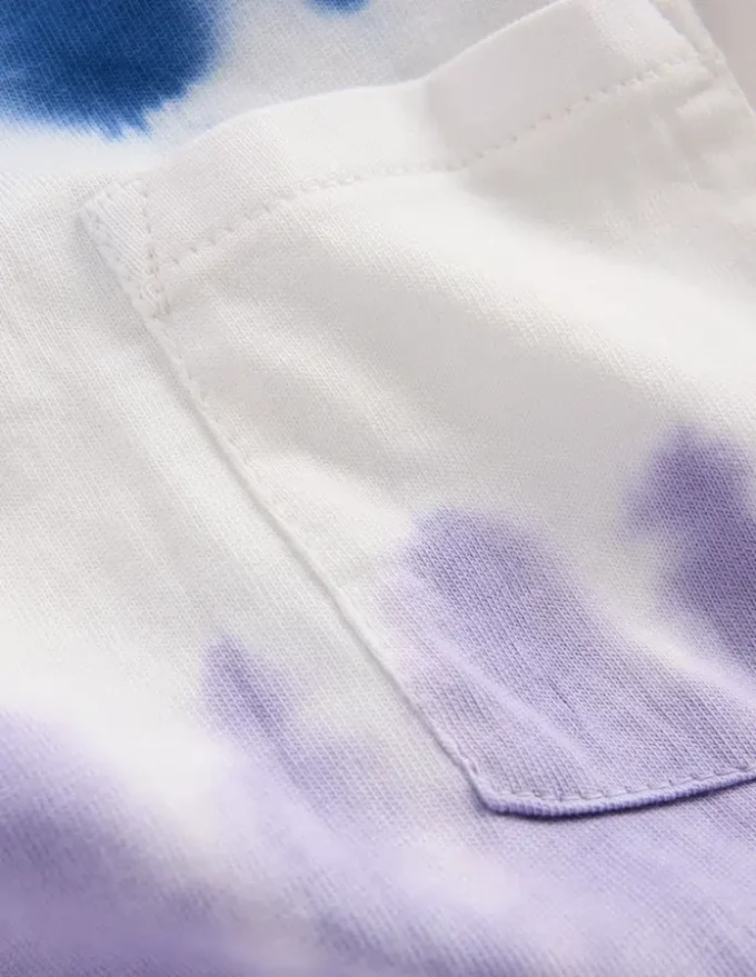 Tie Dye T-shirt Purple Multi