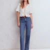 Tie Front Lace Top White Tie Front Lace Top White