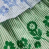 Tiered Embroidered Dress Hotchpotch Stripe Embroidery Tiered Embroidered Dress Hotchpotch Stripe Embroidery